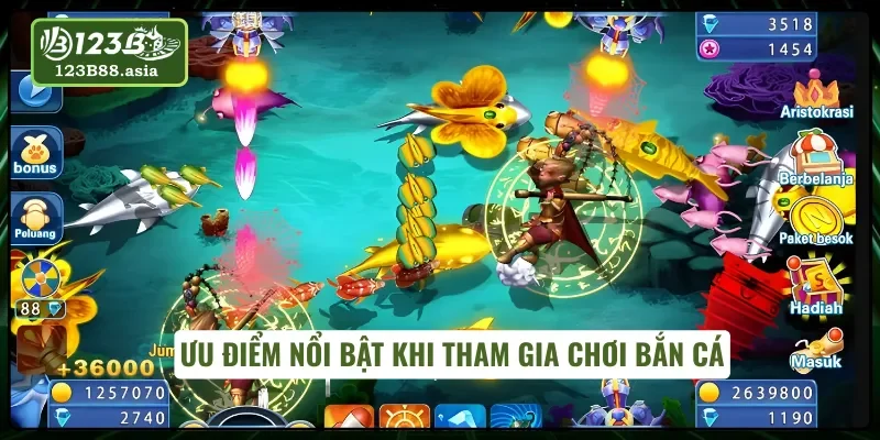 Thế mạnh khẳng định thương hiệu bắn cá 123B