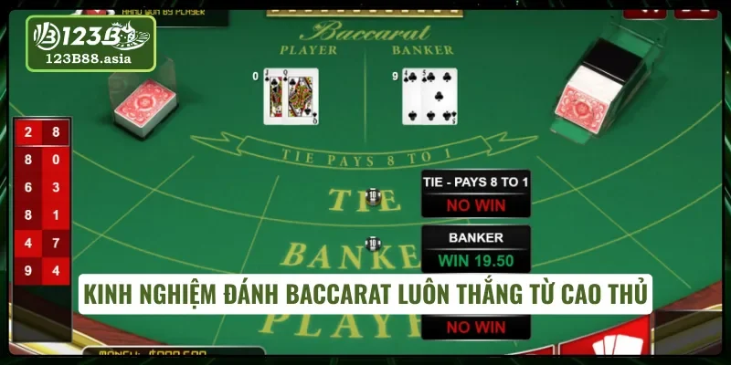 Cách chơi Baccarat đánh bại đối thủ “nặng ký”
