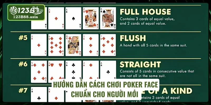 Hướng dẫn chi tiết cách chơi Poker Face cho người mới 