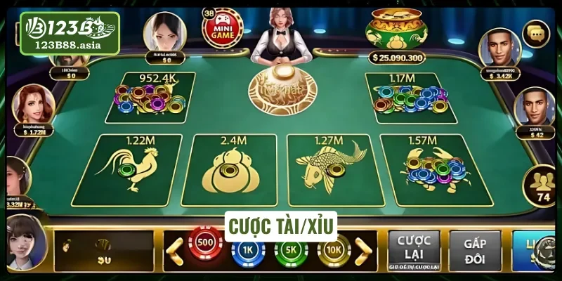 Quy luật Bầu Cua đặt cược cửa Tài/Xỉu