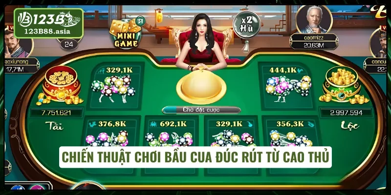 Chiến thuật đặt cược từ cao thủ dựa trên quy luật Bầu Cua